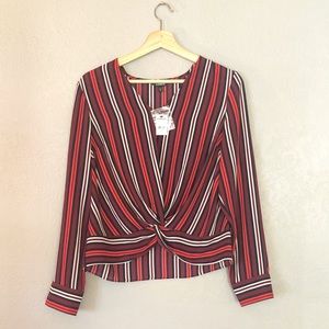 Striped blouse NWT